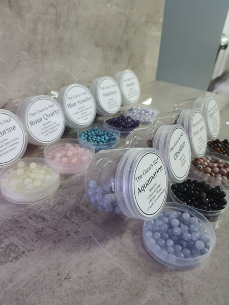 DIY Crystal Bead Bracelet and Mala Kit (5mm Beads)