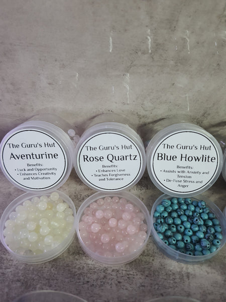 DIY Crystal Bead Bracelet and Mala Kit (5mm Beads)