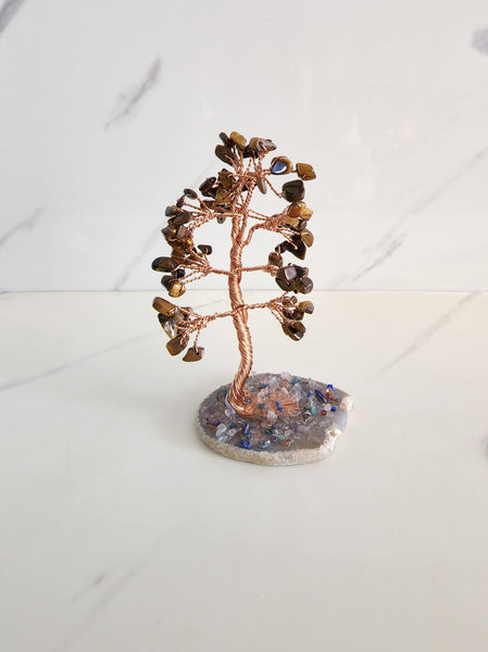 Tigers Eye Crystal Tree
