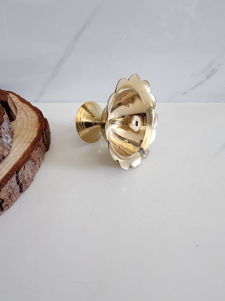 Brass Flower Diya
