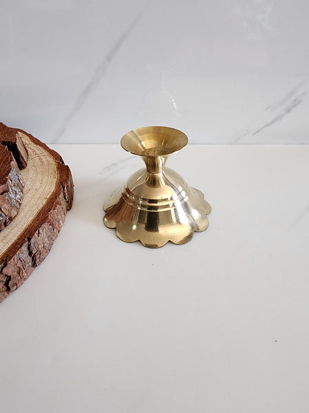 Brass Flower Diya