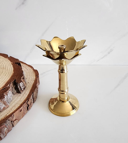 Brass Kamal Oil Lamp