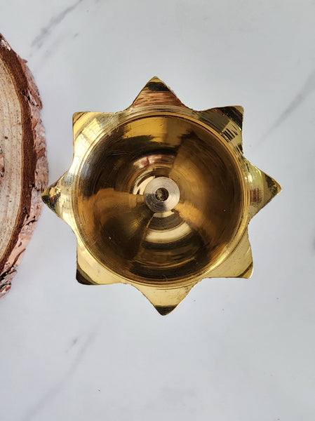 Brass Kamal Oil Lamp