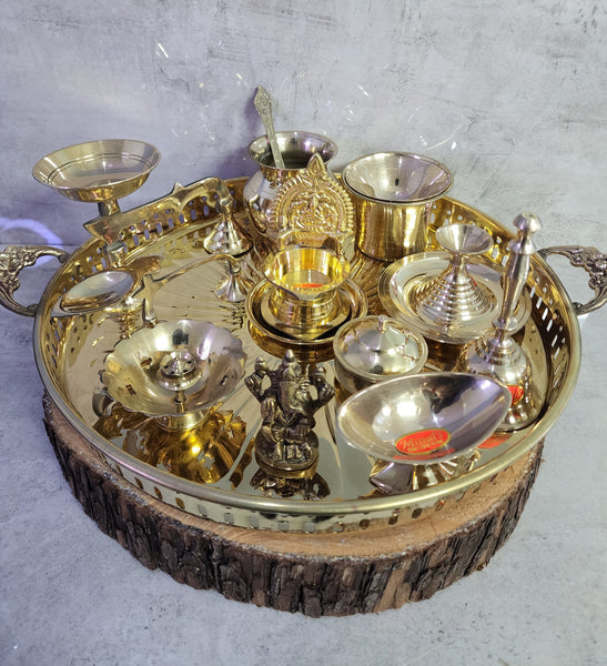 The Guru's Hut Brass Lamp Set
