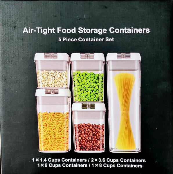 Airtight Food Storage Container Set 5pc