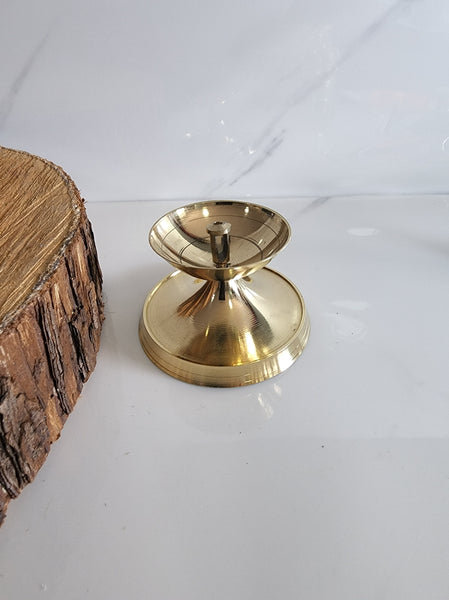 Brass Crystal Oil Lamp