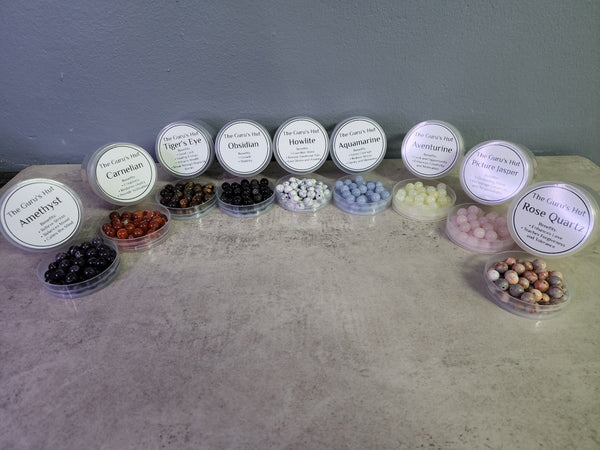 DIY Crystal Bead Bracelet and Mala Kit (8mm Beads)