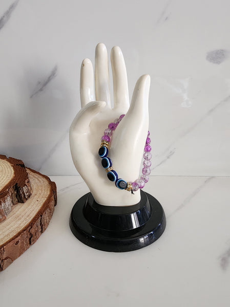 Crystal Evil Eye Bracelet
