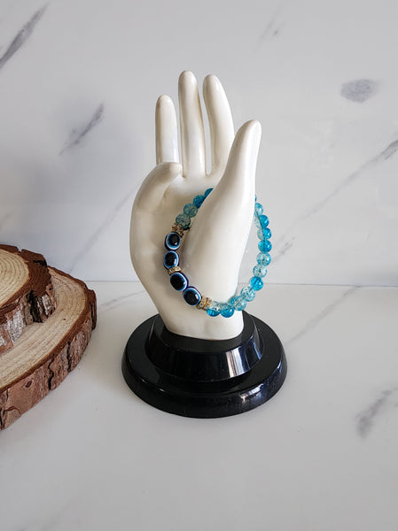 Crystal Evil Eye Bracelet