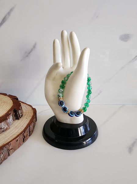 Crystal Evil Eye Bracelet