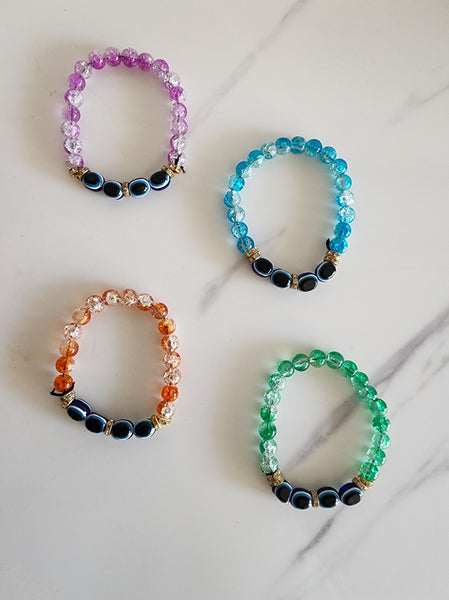 Crystal Evil Eye Bracelet