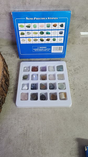 20 Natural Semi-Precious Gemstones