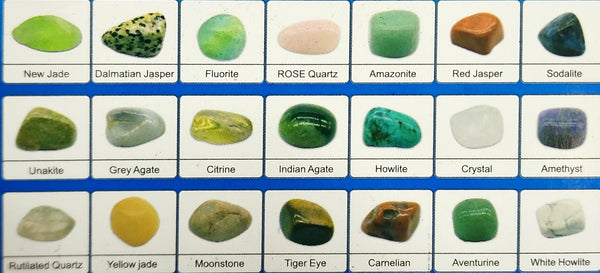 20 Natural Semi-Precious Gemstones