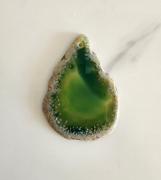 Green Agate Pendant