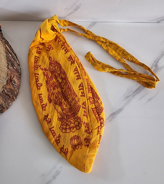 Japa Bead Bag/ Chanting Bag/ Hare Ram Joli Bag
