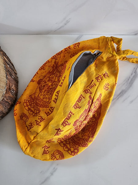 Japa Bead Bag/ Chanting Bag/ Hare Ram Joli Bag