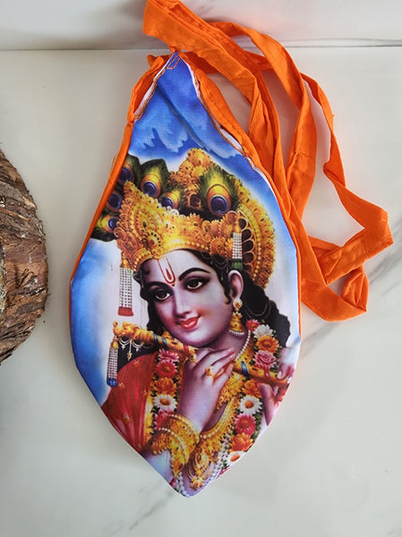 Krishna Japa Bead Bag/ Chanting Bag/ Gaumukhi Bag