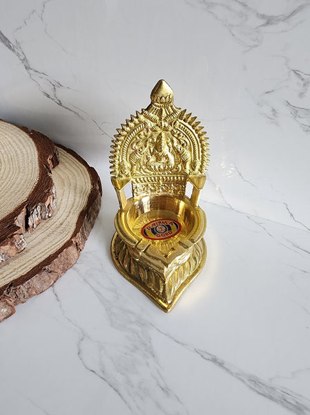 Small Brass Lakshmi Lamp