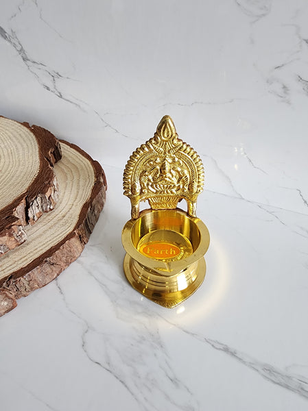 Small Brass Lakshmi Lamp