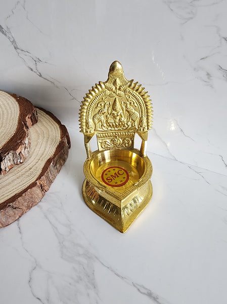 Small Brass Lakshmi Lamp