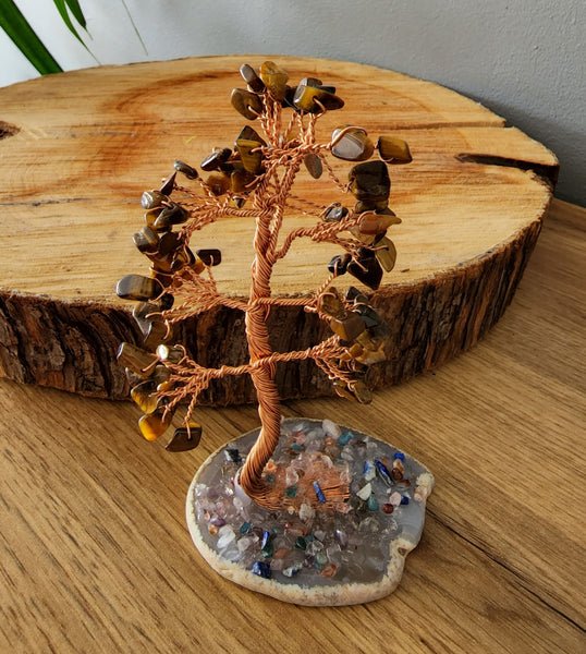 Tigers Eye Crystal Tree