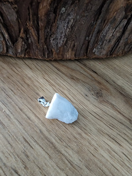 White Howlite Pendant