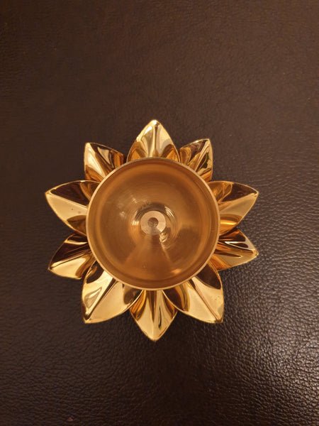 Brass Lotus Lamp