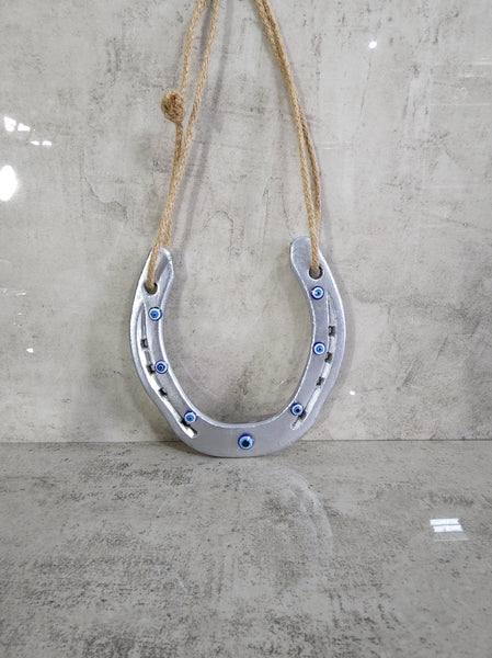Metal Evil Eye Horseshoe