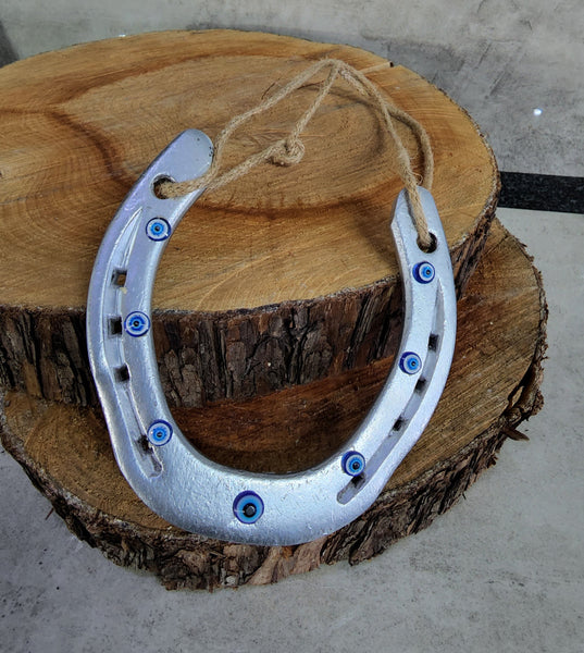 Metal Evil Eye Horseshoe