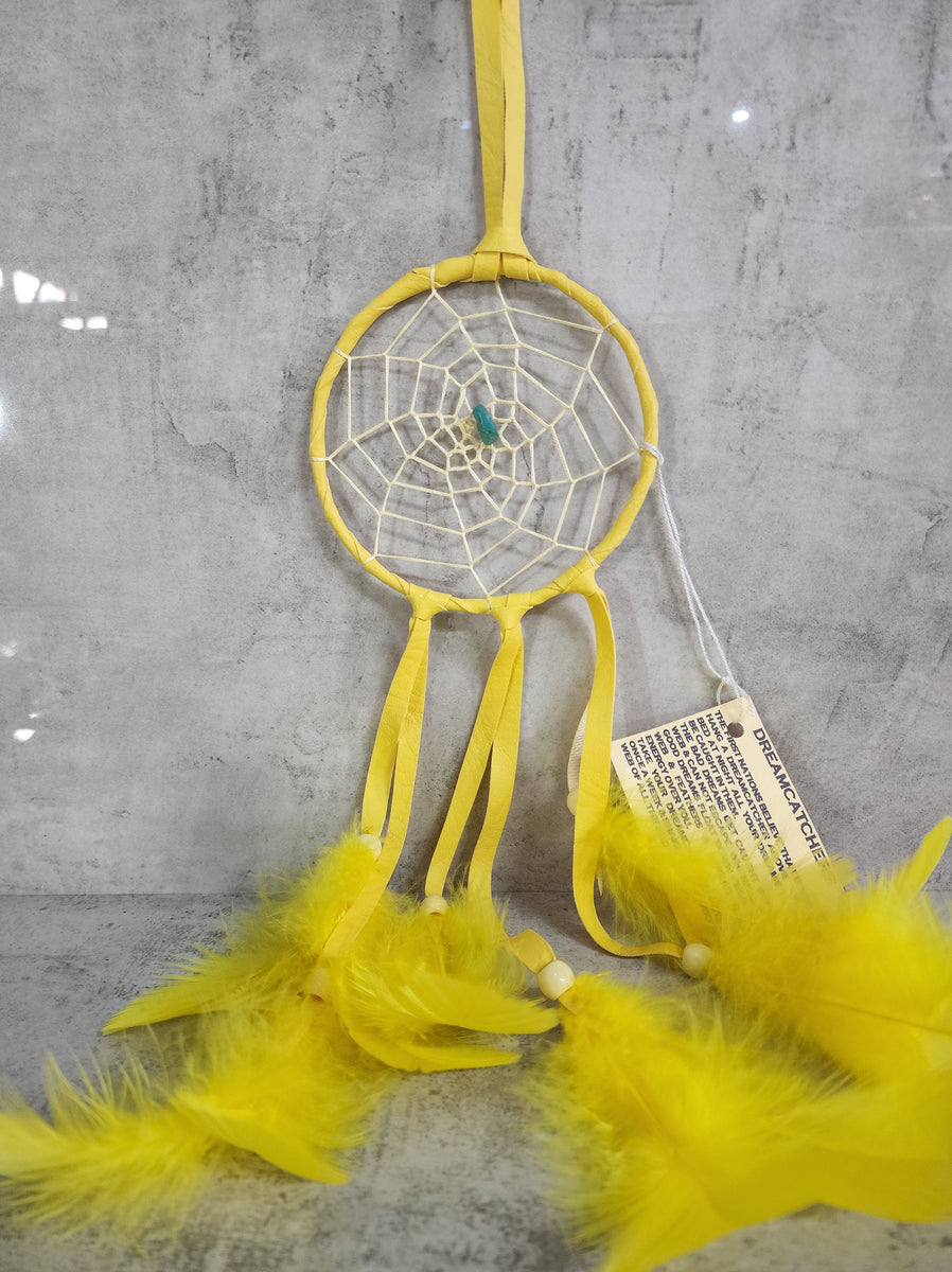 Yellow Dream Catcher The Guru's Hut