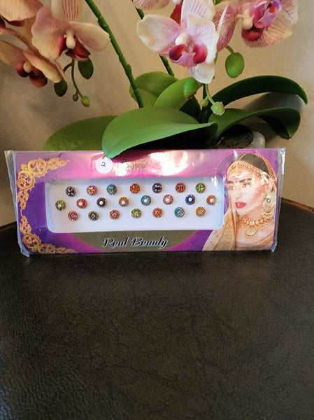 Fancy Bridal Bindis Card 1-5