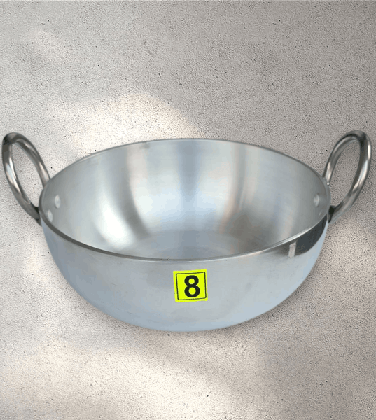 Silver Karahi Pot No.8