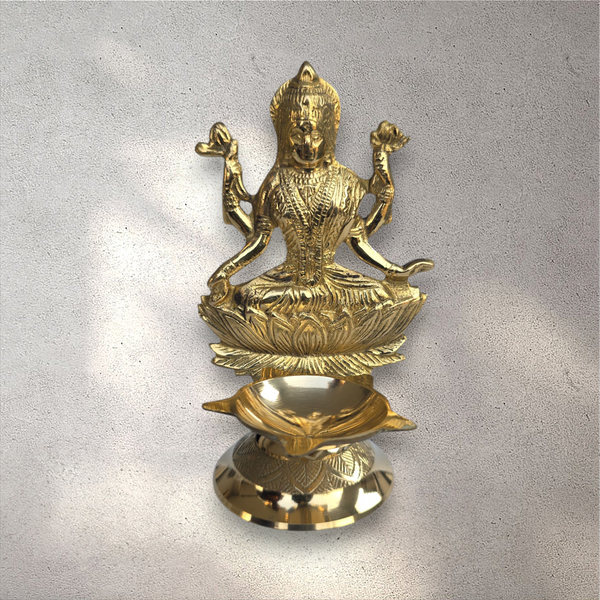 Brass Lakshmi Diya