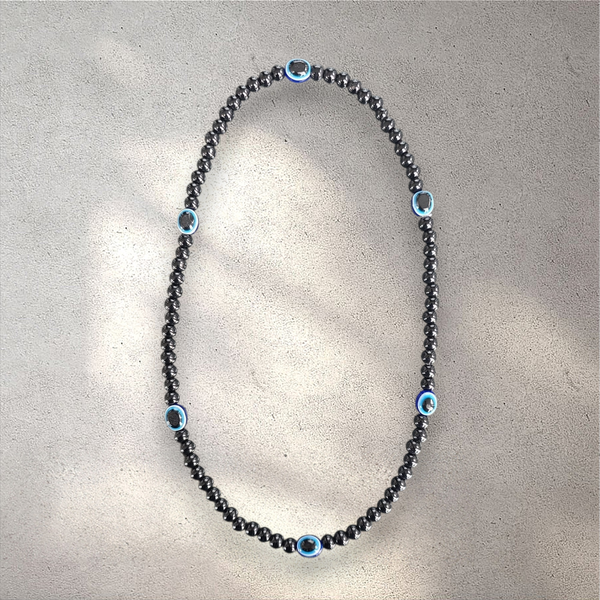 Black Evil Eye Mala
