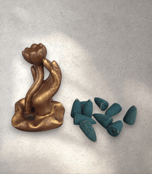 Mini Zen Lotus Hand Backflow Burner