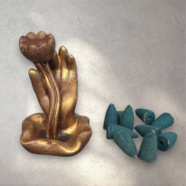 Mini Zen Lotus Hand Backflow Burner