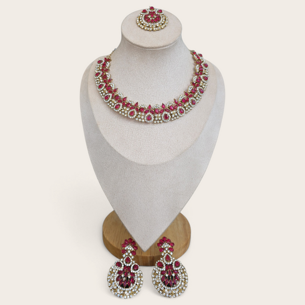 Pink Necklace Set 2