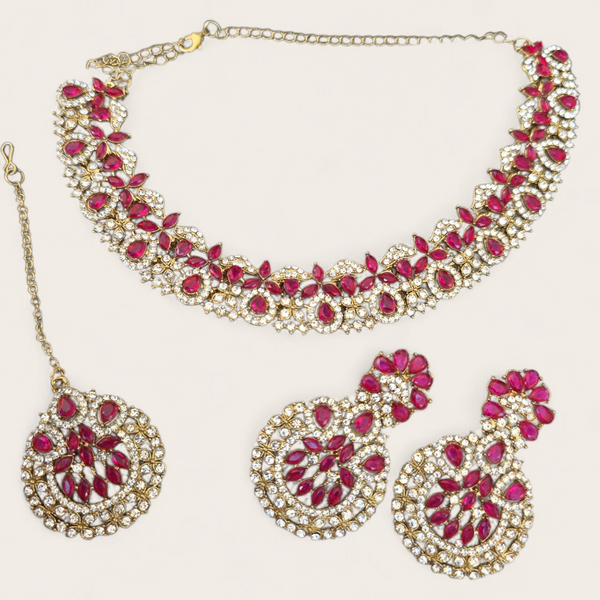 Pink Necklace Set 2