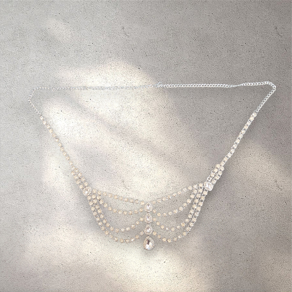 Crystal Embellished Sari Belt