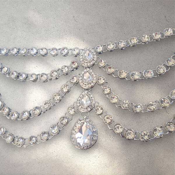 Crystal Embellished Sari Belt