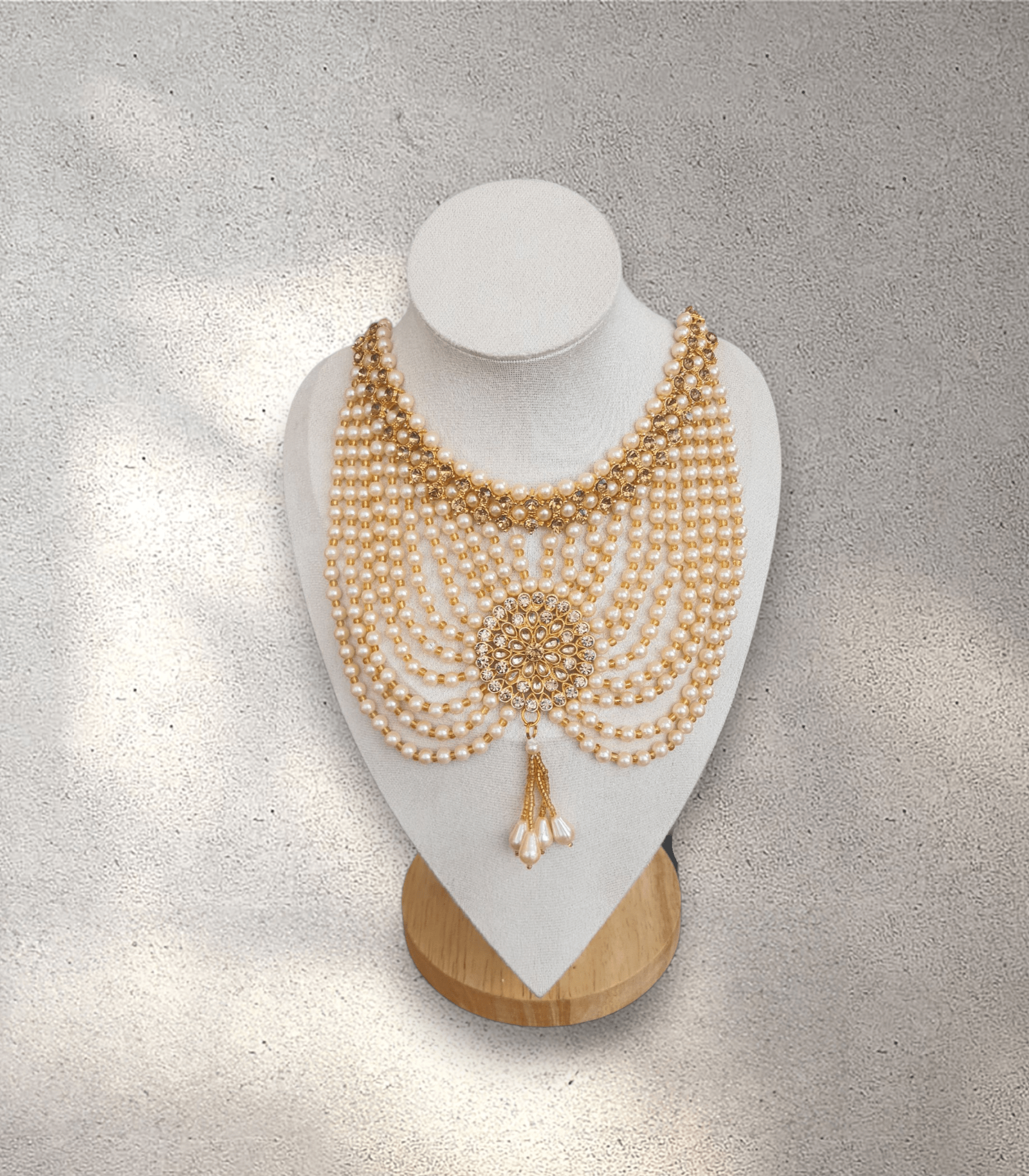 Fancy Pearl Sari Belt