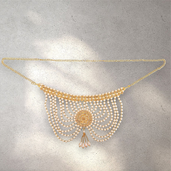 Fancy Pearl Sari Belt