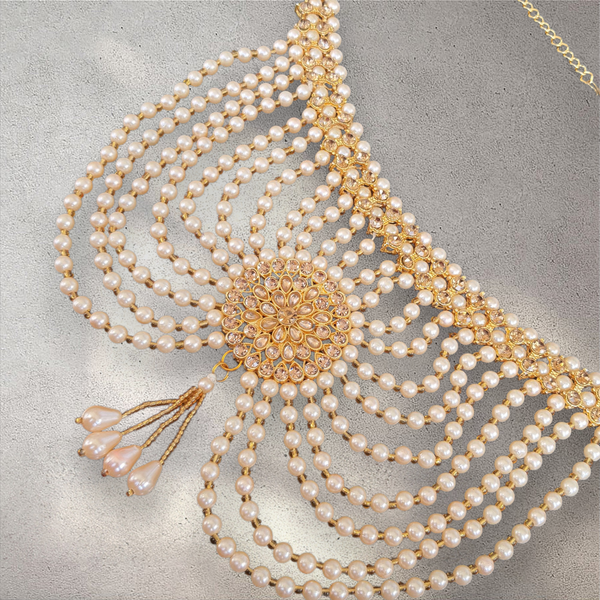 Fancy Pearl Sari Belt