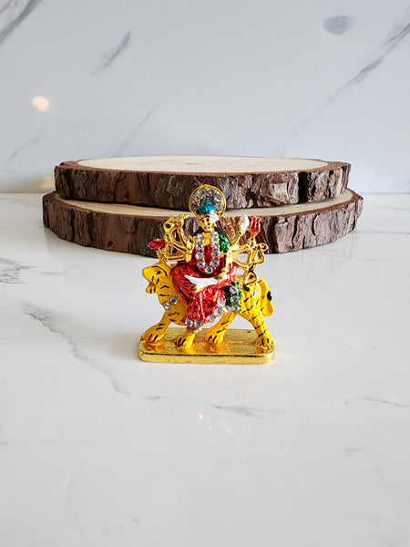 Small Gold Durga Murthi