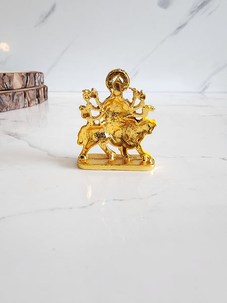 Small Gold Durga Murthi