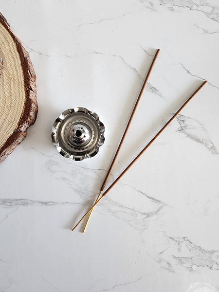 Round Metal Incense Holder