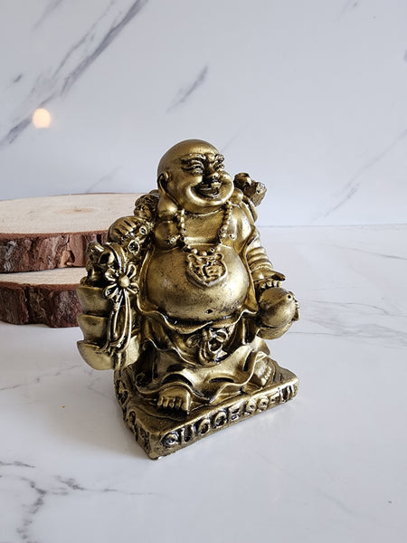 Laughing Buddha "Success" Statue