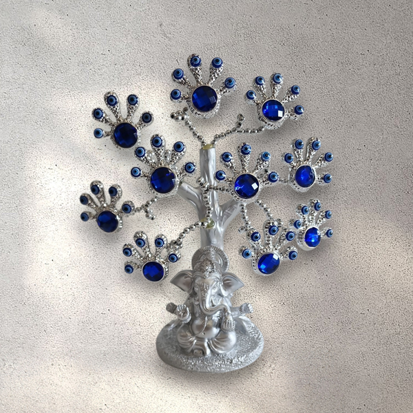Ganesha Evil Eye Gem Tree