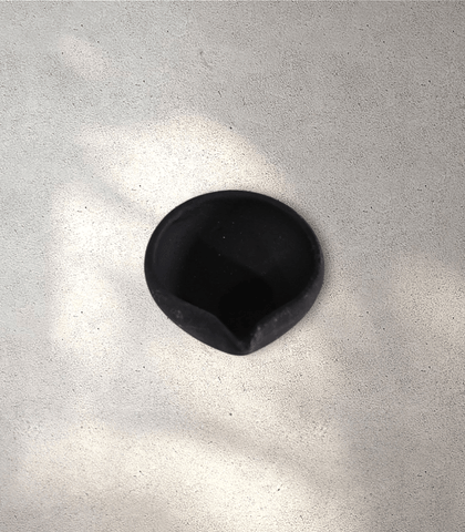 Black Clay Diya