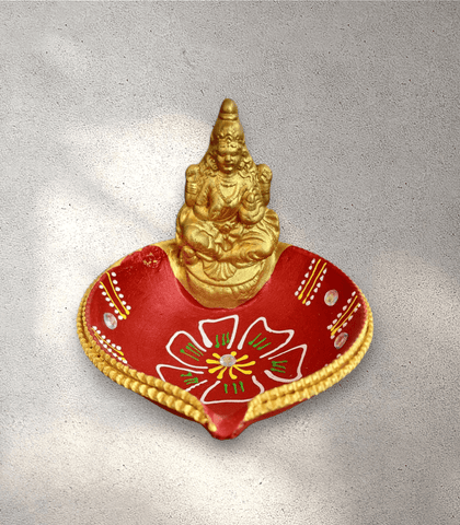 Lakshmi Clay Lamp